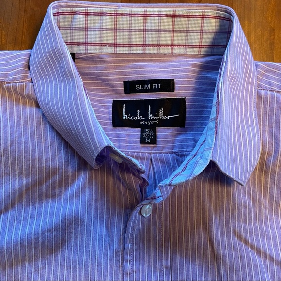 Nicole Miller Slim Fit 15 1/2 - 32/33 - M - Picture 1 of 8